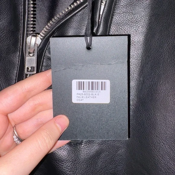 KHY x Namilia Faux Leather Trench Coat - Picture 7 of 8